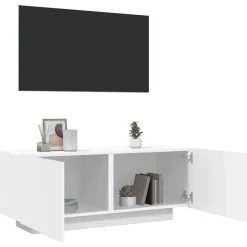 Meubles Tv-vidaXL Meuble TV 100x35x40 cm Aggloméré Blanc
