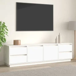 vidaXL Meuble TV 176x37x47,5 cm Bois de pin massif
