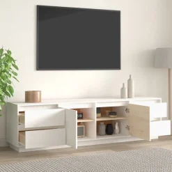 vidaXL Meuble TV 176x37x47,5 cm Bois de pin massif