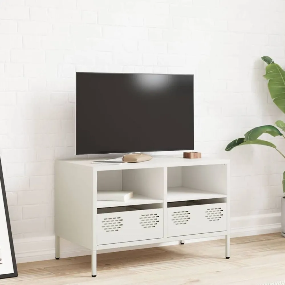 vidaXL Meuble TV 68x39x43,5 cm acier laminé à froid