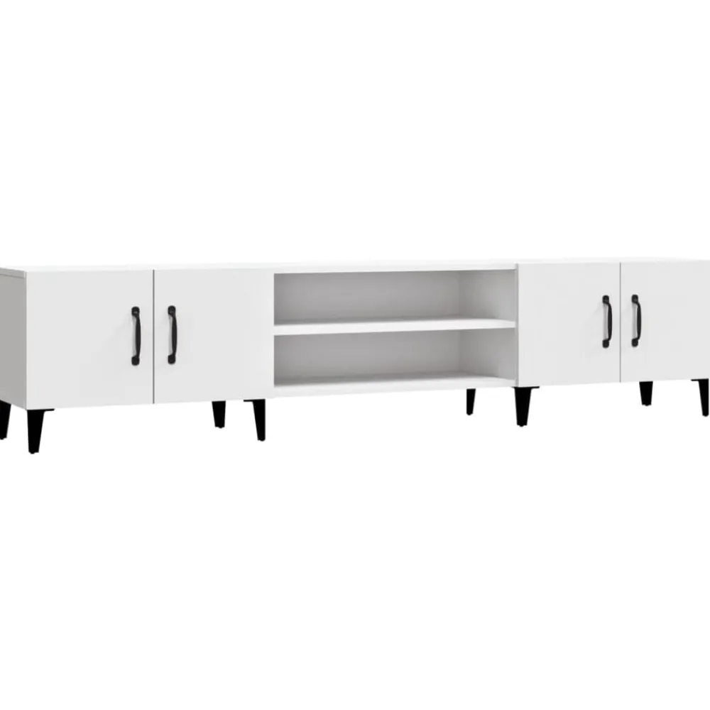 vidaXL Meuble TV 180x31,5x40 cm Bois d'ingénierie