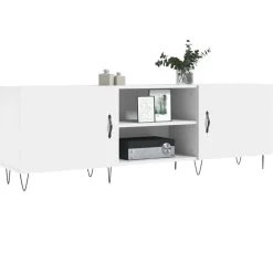 Meubles Tv-vidaXL Meuble TV 150x30x50 cm bois d'ingénierie Blanc
