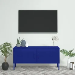 vidaXL Meuble TV 105x35x50 cm Acier