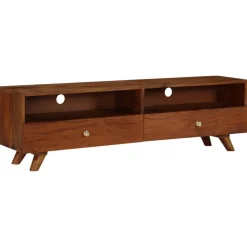 vidaXL Meuble TV Bois de récupération solide 140x30x40 cm