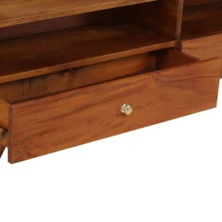 vidaXL Meuble TV Bois de récupération solide 140x30x40 cm