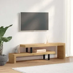vidaXL Meuble TV Bois de manguier massif