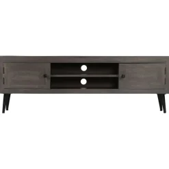 vidaXL Meuble TV Bois massif de manguier 140 x 30 x 45 cm