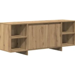 Meubles Tv-vidaXL Meuble TV chêne artisanal 130x35x50 cm bois d'ingénierie ch&ecirc;ne artisanal