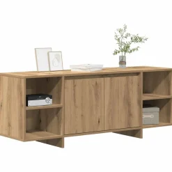 Meubles Tv-vidaXL Meuble TV chêne artisanal 130x35x50 cm bois d'ingénierie ch&ecirc;ne artisanal