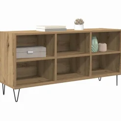 Meubles Tv-vidaXL Meuble TV Chêne artisanal 103,5 x 30 x 50 cm Bois d'ingénierie ch&ecirc;ne artisanal