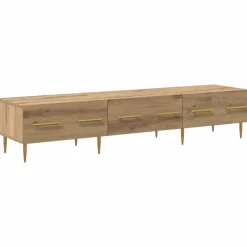 Meubles Tv-vidaXL Meuble TV Chêne artisanal 150 x 36 x 30 cm Bois d'ingénierie ch&ecirc;ne artisanal