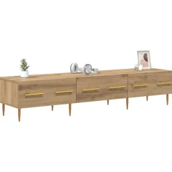 Meubles Tv-vidaXL Meuble TV Chêne artisanal 150 x 36 x 30 cm Bois d'ingénierie ch&ecirc;ne artisanal