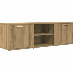 vidaXL Meuble TV chêne artisanal 120x34x37 cm bois d'ingénierie