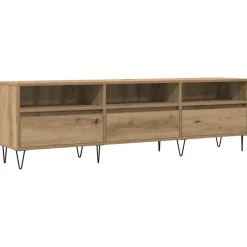 Meubles Tv-vidaXL Meuble TV chêne artisanal 150x30x44,5 cm bois d'ingénierie ch&ecirc;ne artisanal