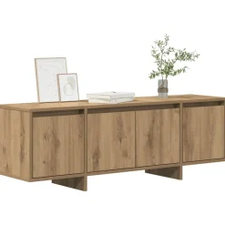Meubles Tv-vidaXL Meuble TV chêne artisanal 120x30x40,5 cm bois d'ingénierie ch&ecirc;ne artisanal
