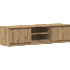 vidaXL Meuble TV chêne artisanal 140x40x36 cm bois d'ingénierie