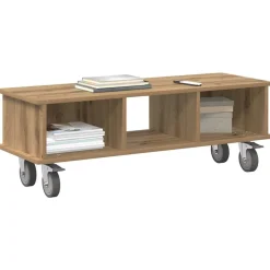 Meubles Tv-vidaXL Meuble TV Chêne artisanal 100 x 35 x 35 cm Bois d'ingénierie ch&ecirc;ne artisanal