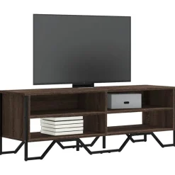 vidaXL Meuble TV chêne marron 122x34x41 cm bois d'ingénierie