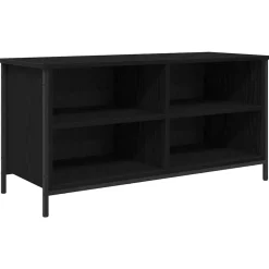 vidaXL Meuble TV Chêne noir 100 x 40 x 50 cm Bois d'ingénierie