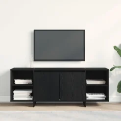 vidaXL Meuble TV Chêne noir 120 x 30 x 40,5 cm Bois d'ingénierie
