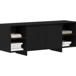 vidaXL Meuble TV Chêne noir 120 x 30 x 40,5 cm Bois d'ingénierie