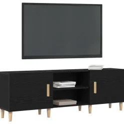 vidaXL Meuble TV Chêne noir 150 x 30 x 50 cm Bois d'ingénierie