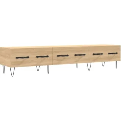 Meubles Tv-vidaXL Meuble TV chêne sonoma 150x36x30 cm bois d'ingénierie Ch&ecirc;ne sonoma