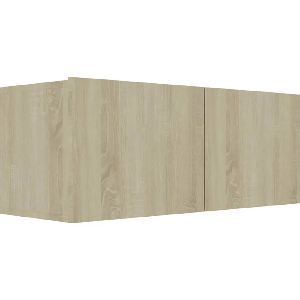 vidaXL Meuble TV Chêne sonoma 80x30x30 cm Bois d’ingénierie