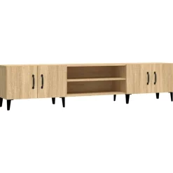 Meubles Tv-vidaXL Meuble TV Chêne Sonoma 180x31,5x40 cm Bois d'ingénierie Ch&ecirc;ne sonoma