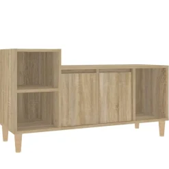 Meubles Tv-vidaXL Meuble TV Chêne sonoma 100x35x55 cm Bois d'ingénierie Ch&ecirc;ne sonoma