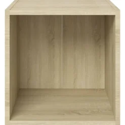 vidaXL Meuble TV chêne sonoma 37x35x37 cm bois d’ingénierie