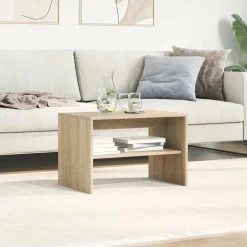 Meubles Tv-vidaXL Meuble TV chêne sonoma 60x40x40 cm bois d'ingénierie Ch&ecirc;ne sonoma
