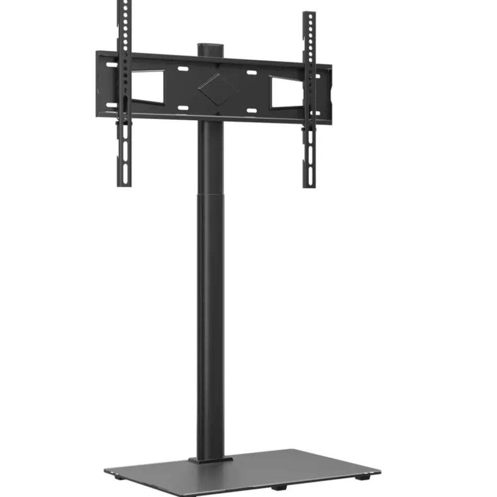 vidaXL Meuble TV d'angle 1 niveau pour 32-65 pouces noir