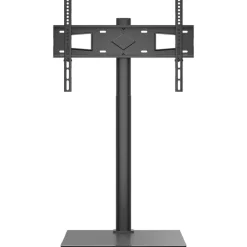vidaXL Meuble TV d'angle 1 niveau pour 32-65 pouces noir