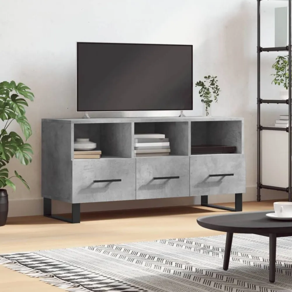 vidaXL Meuble TV 102x36x50 cm bois d'ingénierie
