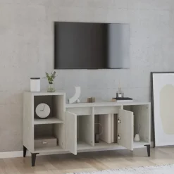 vidaXL Meuble TV 100x35x55 cm Bois d'ingénierie