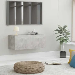 vidaXL Meuble TV 80x30x30 cm Bois d’ingénierie