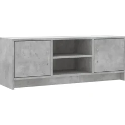 Meubles Tv-vidaXL Meuble TV 102x30x37,5 cm bois d'ingénierie Gris béton