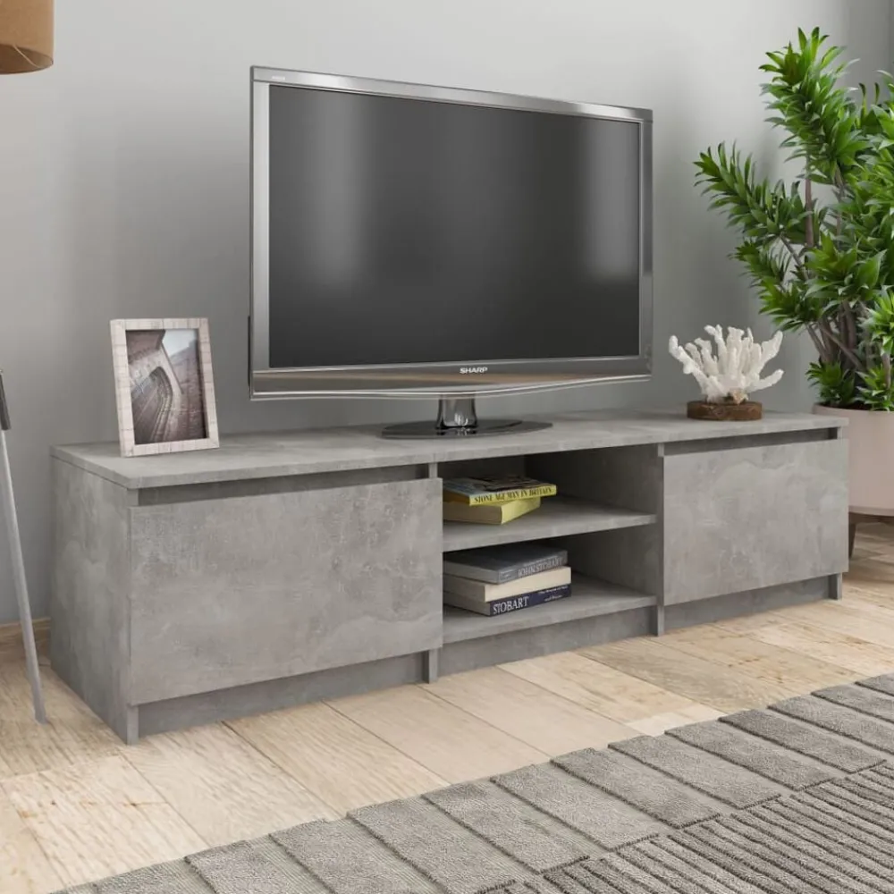 vidaXL Meuble TV 140x40x35,5 cm Bois d'ingénierie