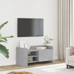 Meubles Tv-vidaXL Meuble TV 80x35x40 cm bois d'ingénierie Gris béton