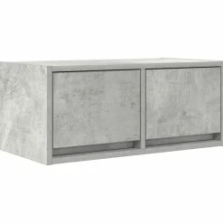 Meubles Tv-vidaXL Meuble TV 60x31x25,5 cm bois d'ingénierie Gris béton