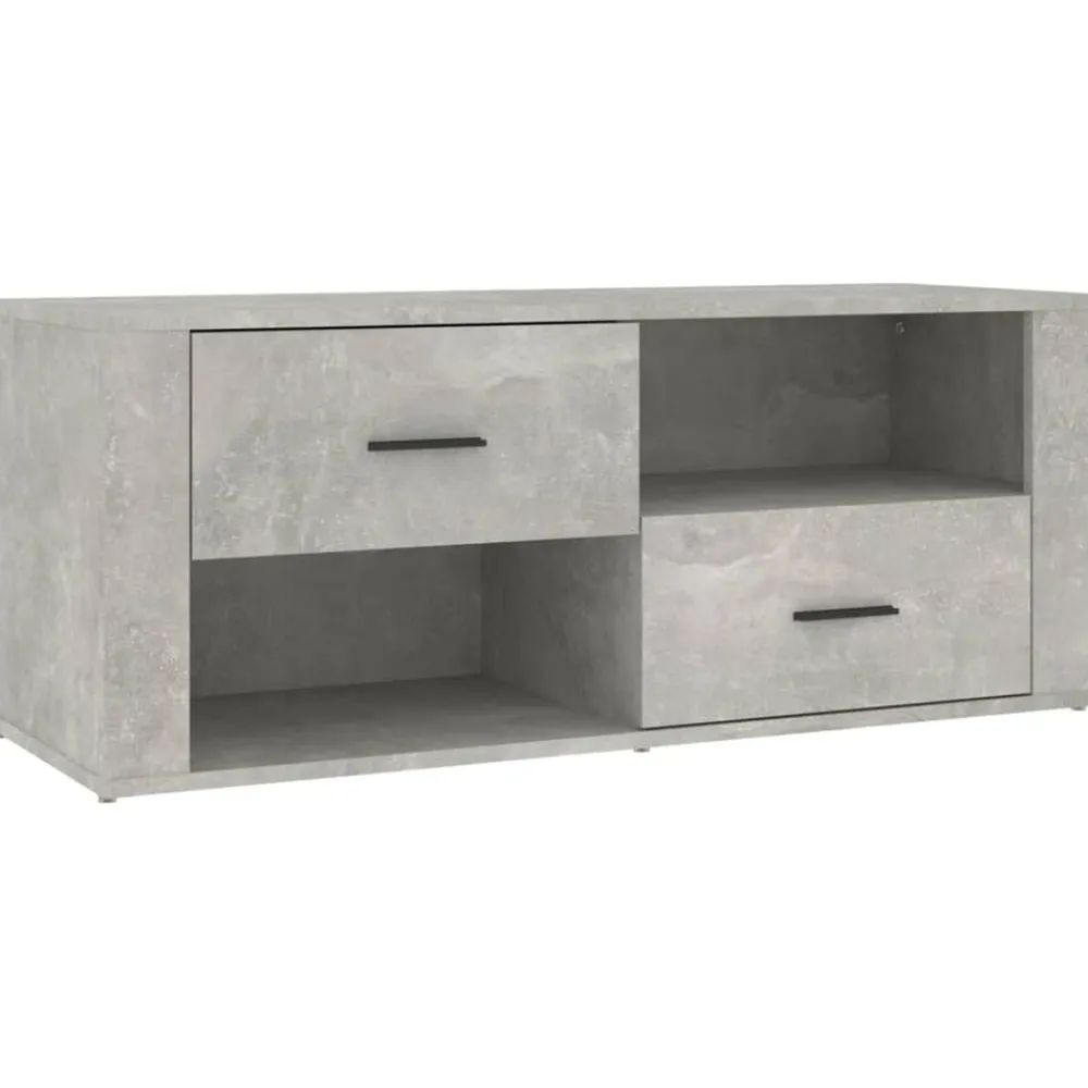 vidaXL Meuble TV 100x35x40 cm Bois d'ingénierie