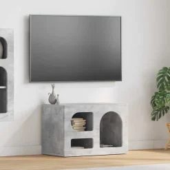 Meubles Tv-vidaXL Meuble TV 60 x 35 x 40 cm Bois d'ingénierie Gris béton