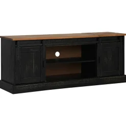 vidaXL Meuble TV HALDEN 2 portes coulissantes 150x40x60 cm
