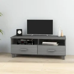 vidaXL Meuble TV HAMAR 106x40x40 cm Bois massif de pin