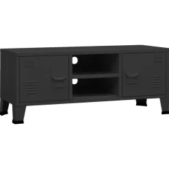 vidaXL Meuble TV industriel 105x35x42 cm Métal
