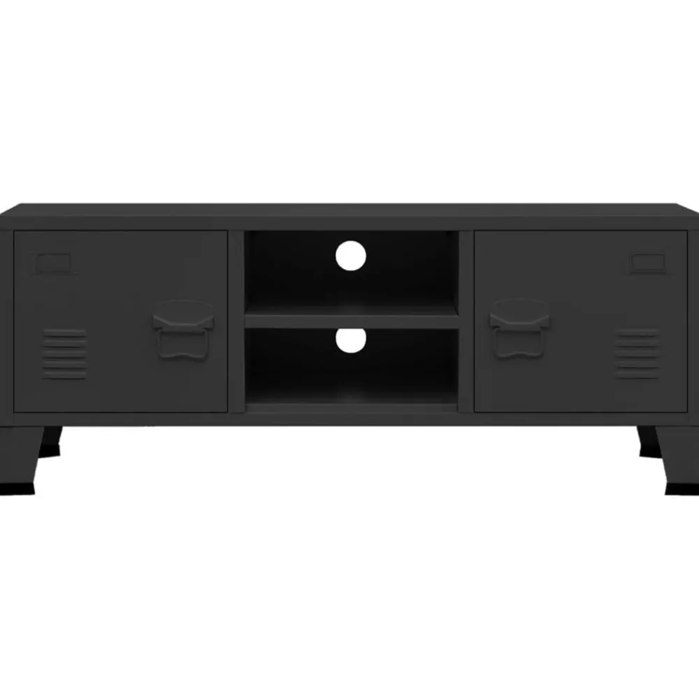 vidaXL Meuble TV industriel 105x35x42 cm Métal