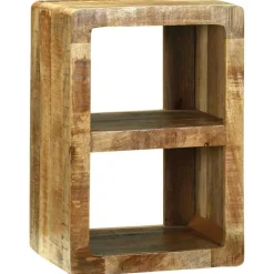 vidaXL Meuble TV Marron 36 x 30 x 54 cm Bois de manguier massif