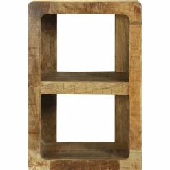 vidaXL Meuble TV Marron 36 x 30 x 54 cm Bois de manguier massif