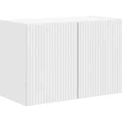 Meubles Tv-vidaXL Meuble TV mural 59,5 x 31 x 40 cm Bois d'ingénierie Blanc
